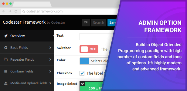 Admin Option Framework